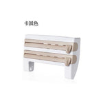 4-In-1 Kitchen Roll Holder Dispenser Kitchen Foil Film Wrap Tissue Paper 4 IN 1 Kitchen Roll Holder Dispenser