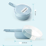 8 In 1 Mandoline Slicer Vegetable Slicer Potato Peeler Carrot Onion Grater With Strainer Vegetable Cutter Kitchen Accessories